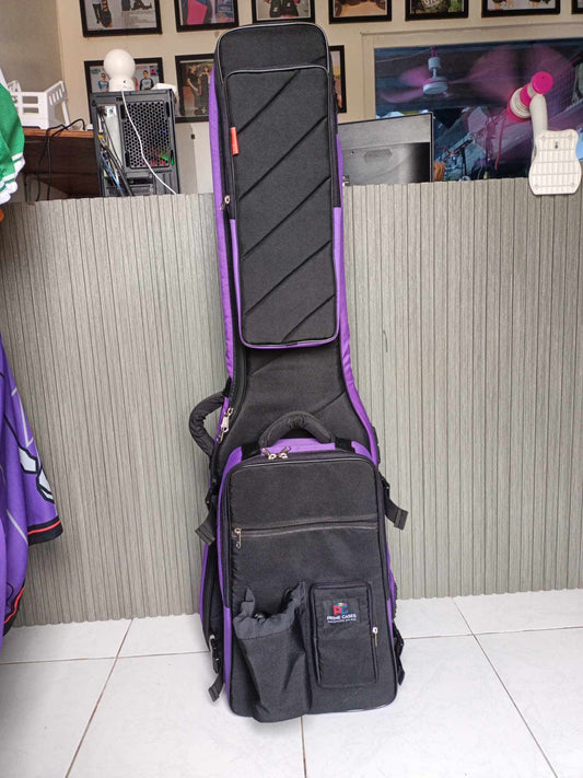 BASS GUITAR BAG WITH DETACHABLE POCKET